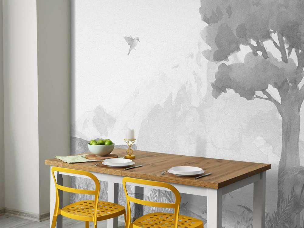 Animali della foresta in bianco e nero