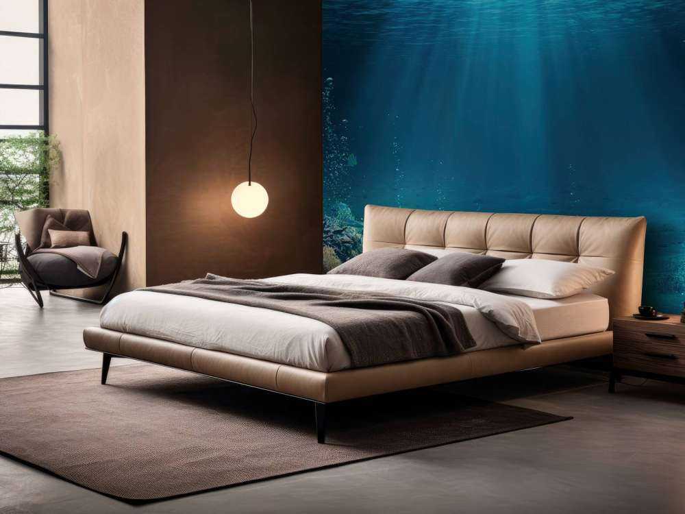 Raggi di sole attraverso l'acqua