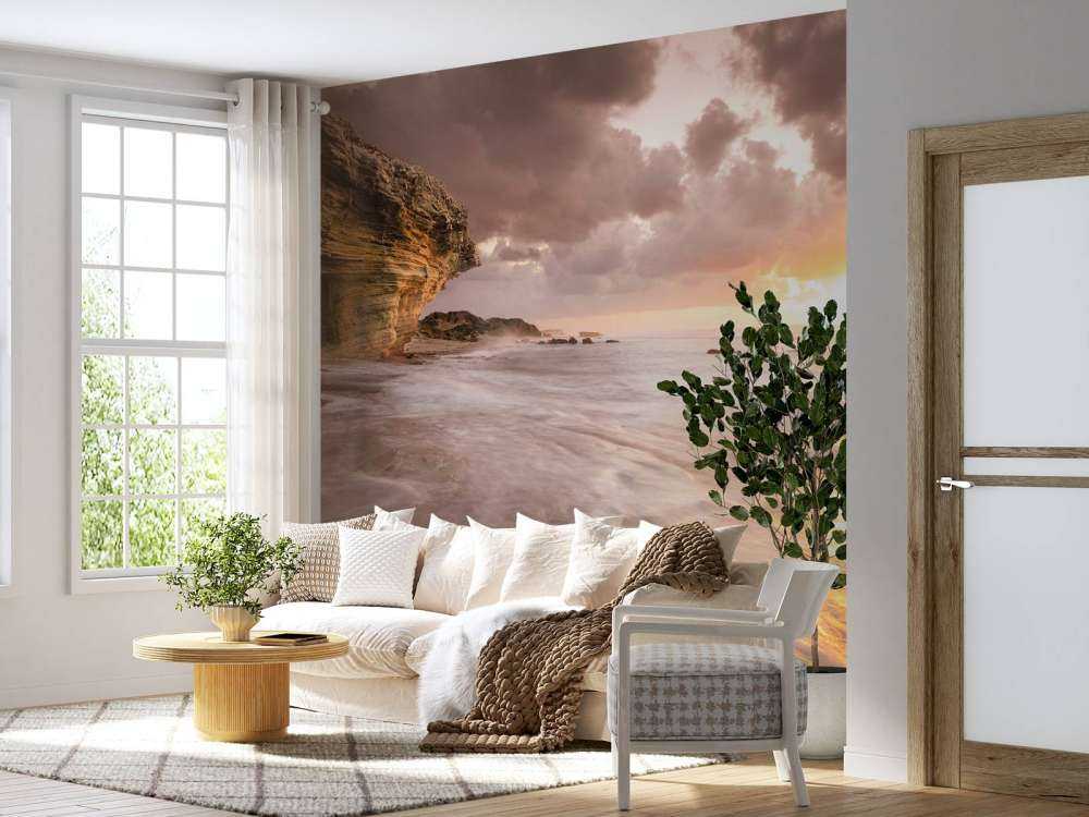 Tramonto sulle rocce