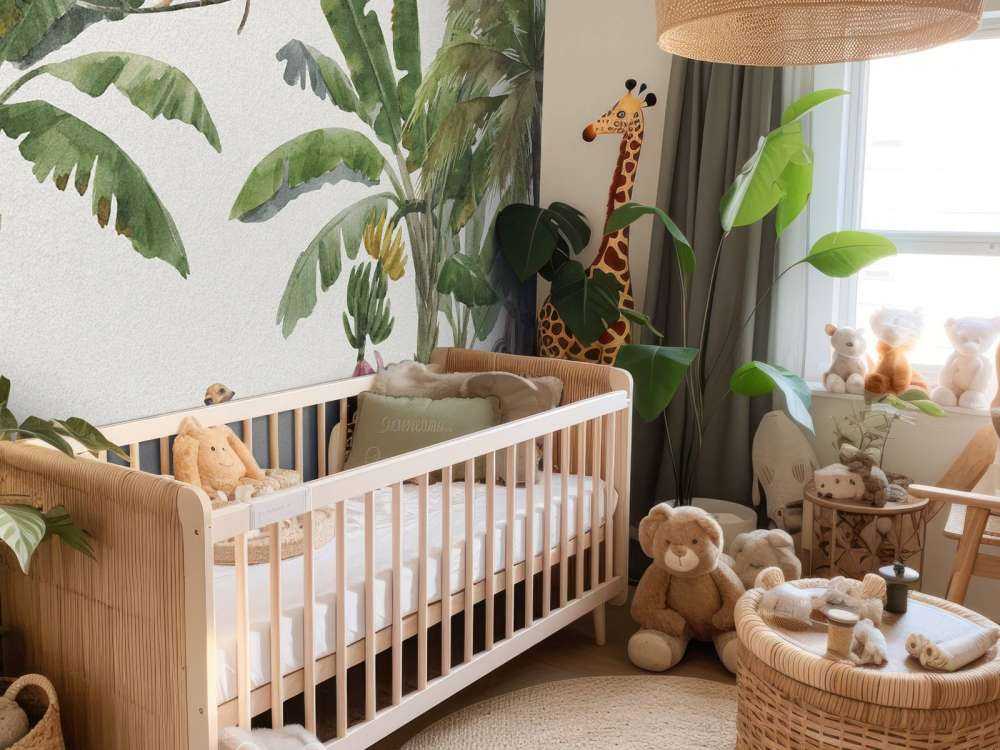 Giungla con animali colorati