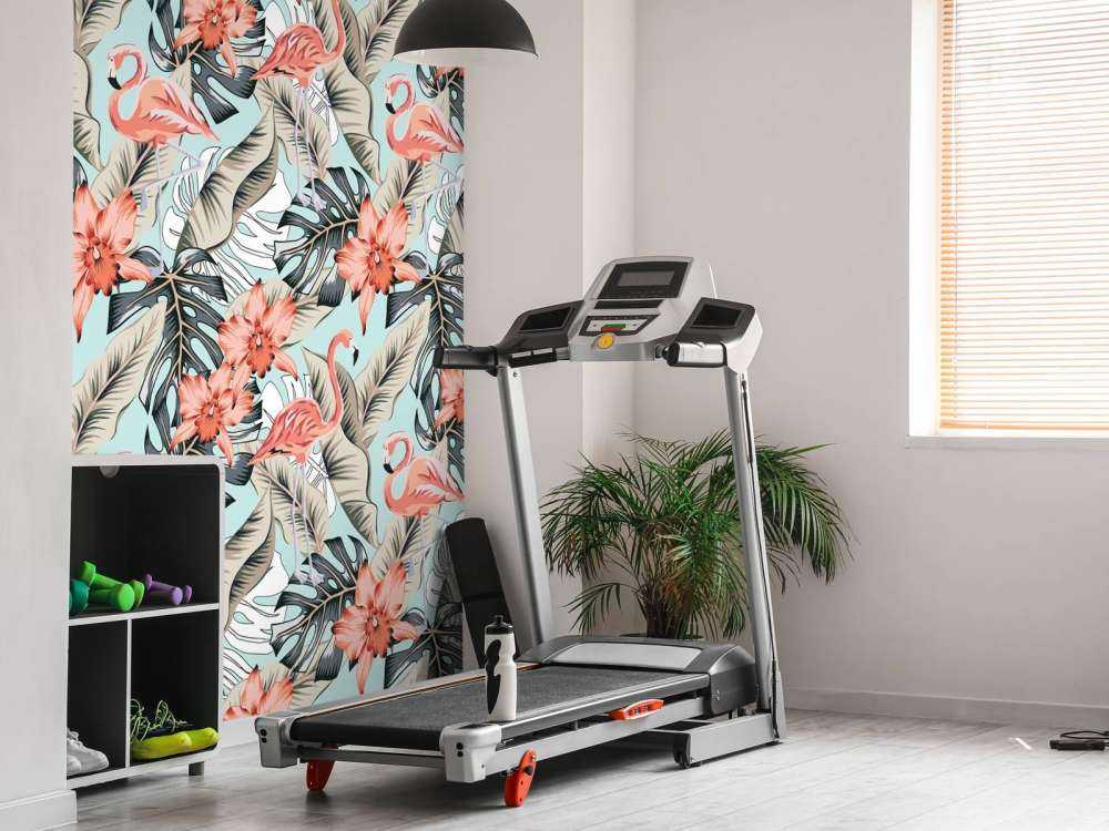 Fenicottero rosa tropicale