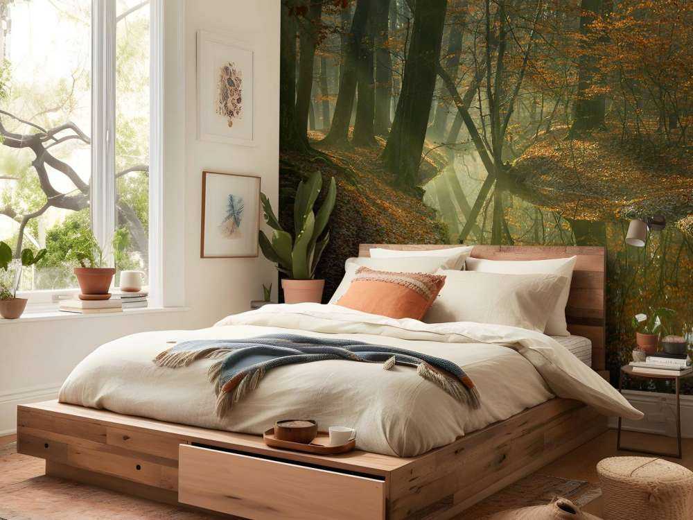 Fiume attraverso la foresta