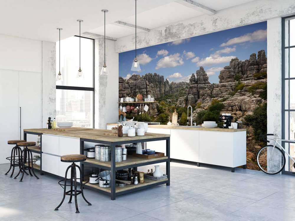 Rocce con il cielo blu