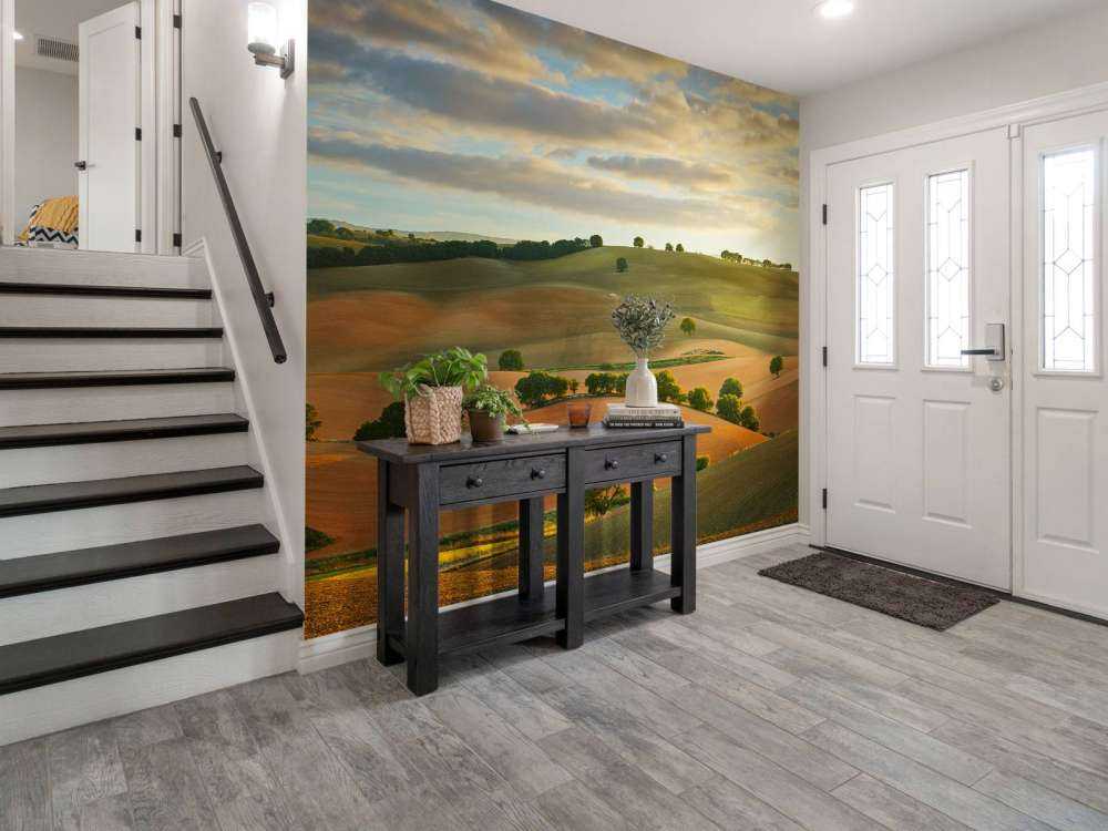 Paesaggio con le montagne