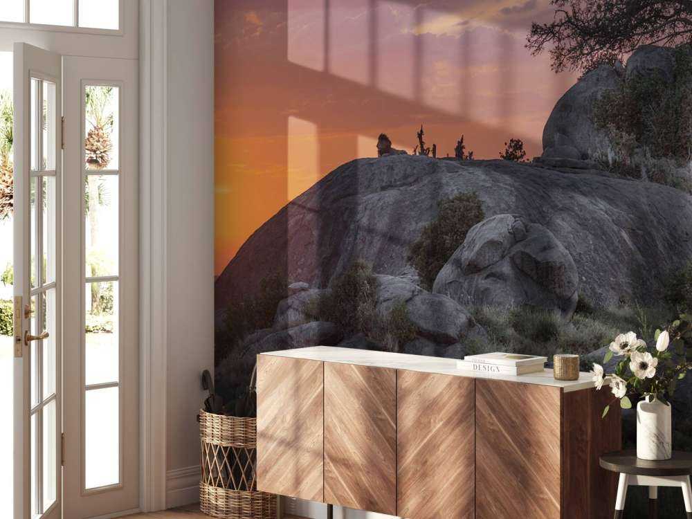 Tramonto sulla savana