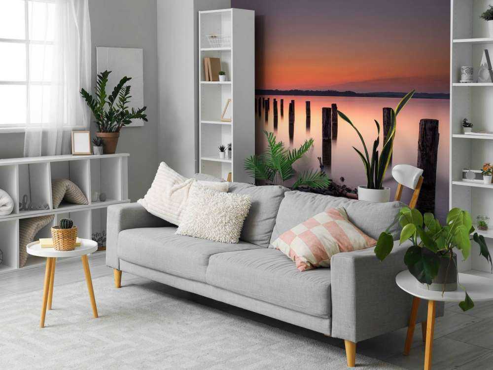 Spiaggia tranquilla rosa