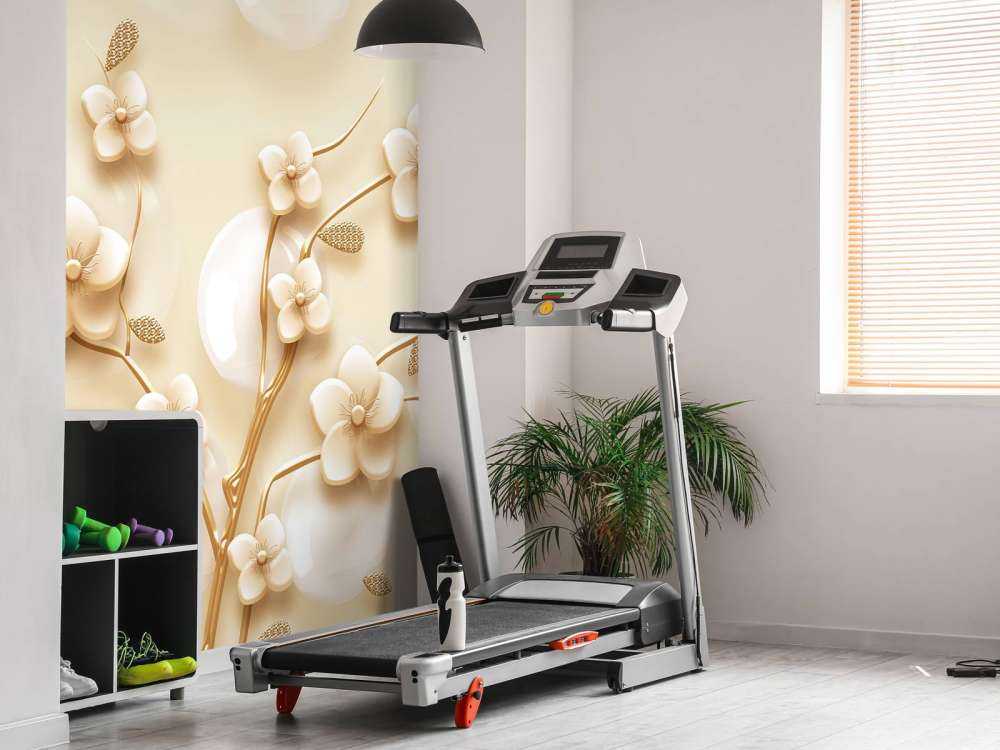 Ramo d'oro con fiori