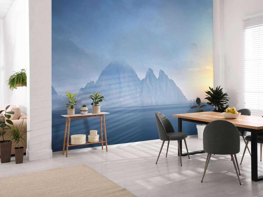 Isola rocciosa nel mare