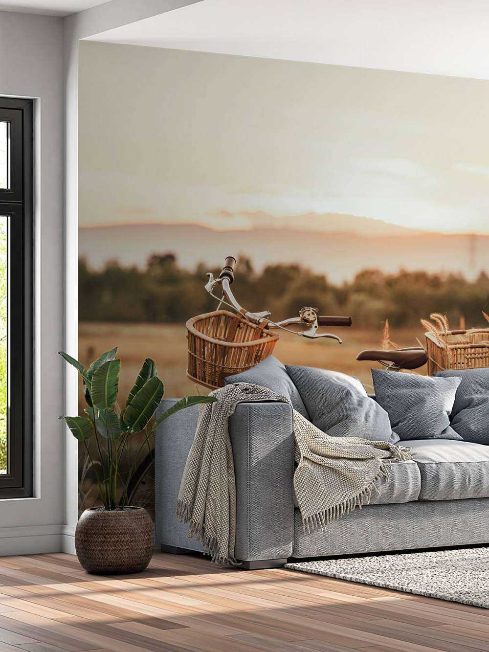 Bici d'epoca in estate