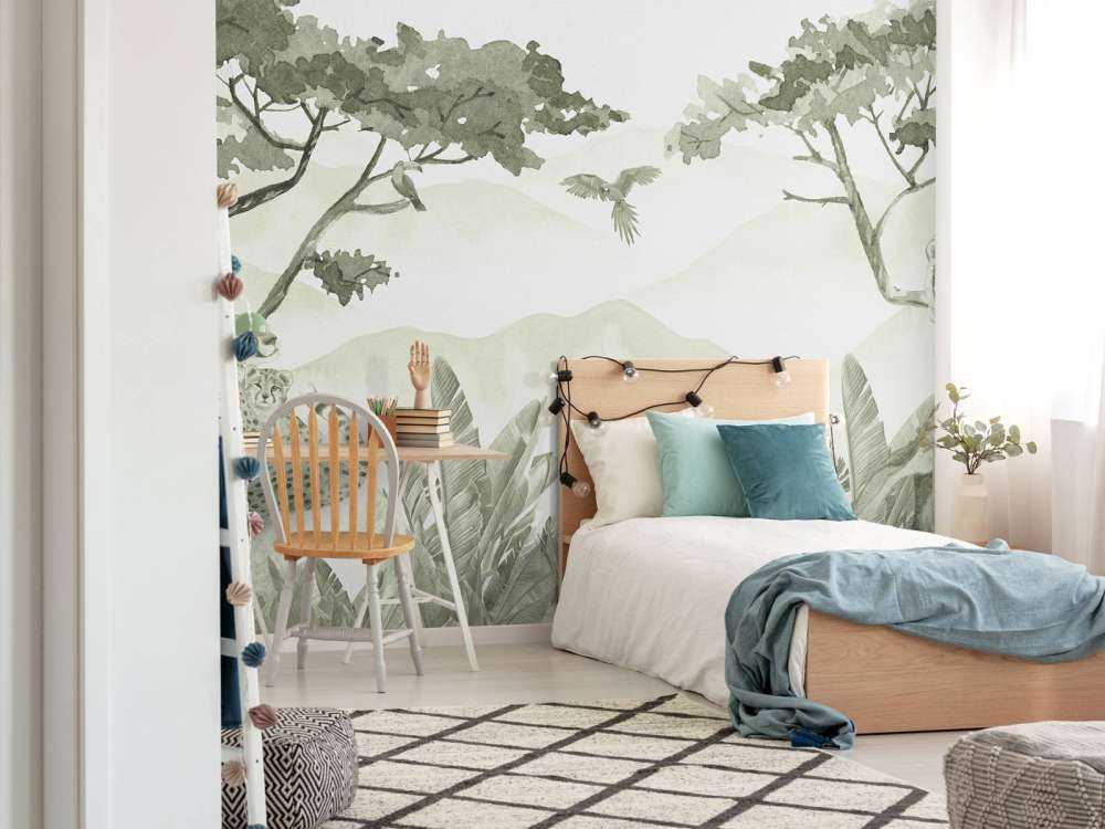 Predatori della giungla in verde