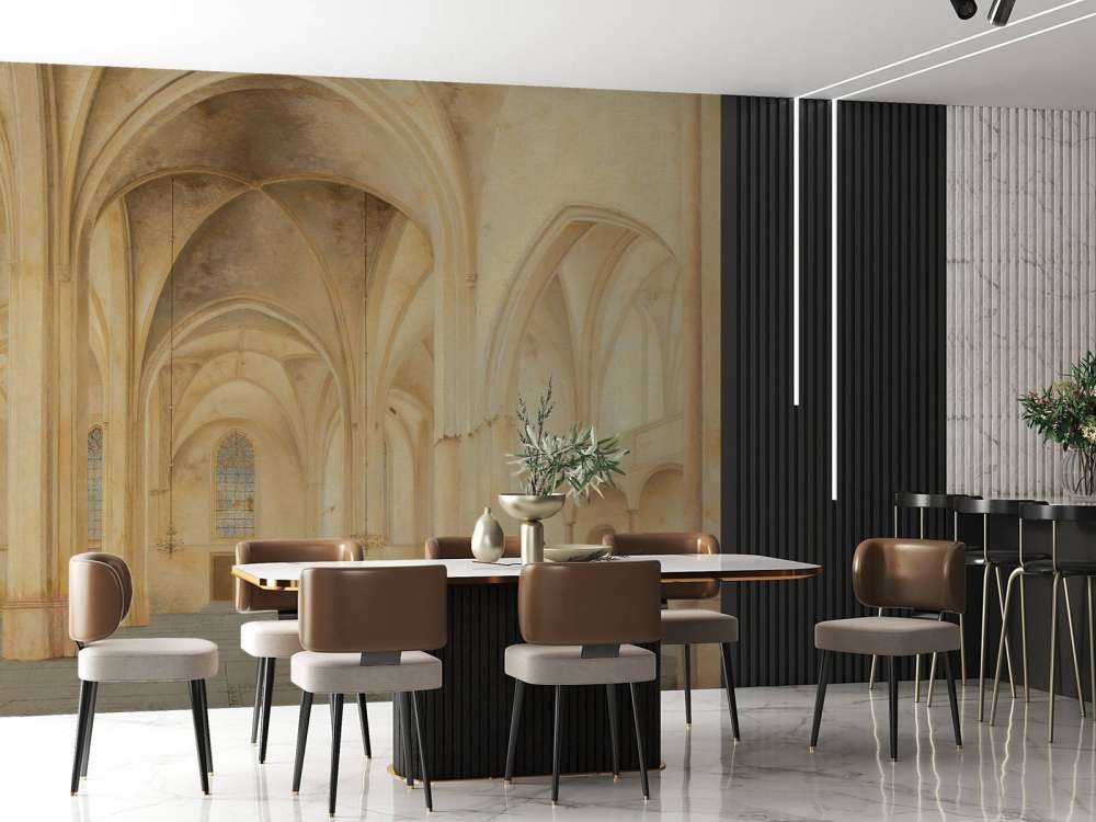 L'interno della Cunerakerk a Rhenenen