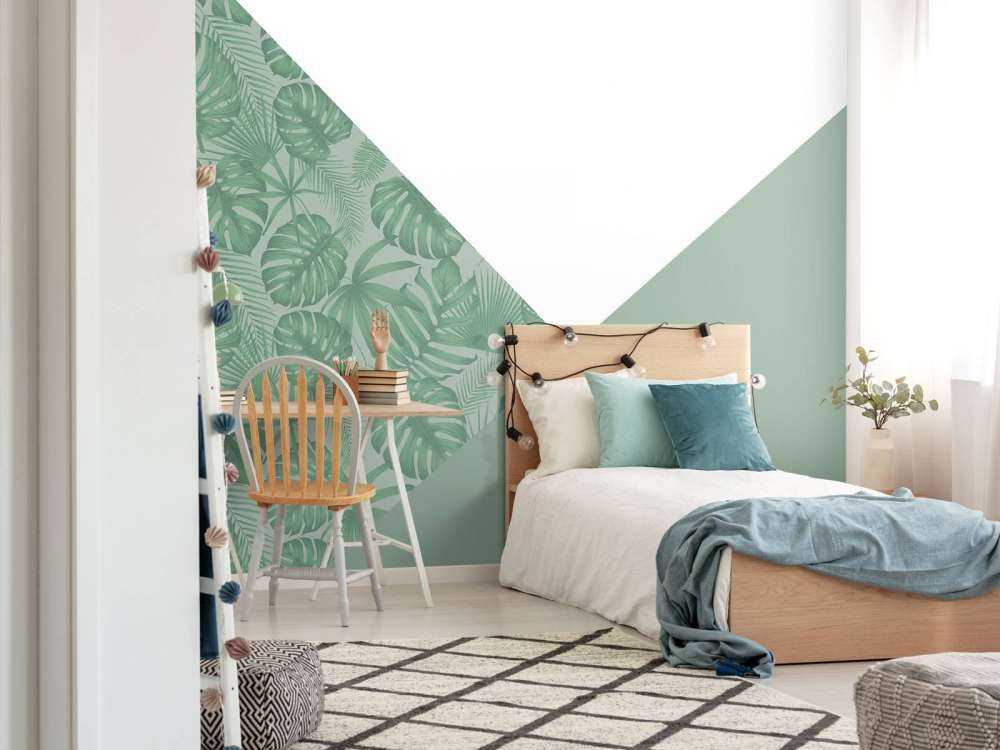 Triangoli con motivo a giungla