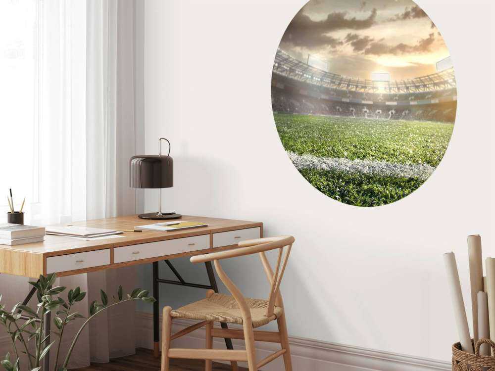 Stadio con erba artificiale