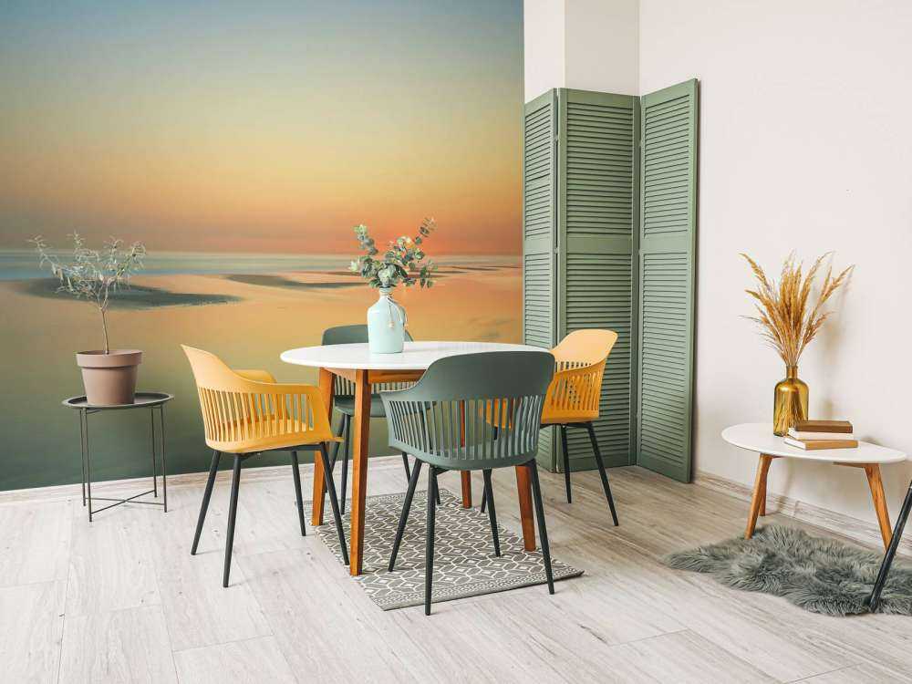 Tramonto sulla spiaggia