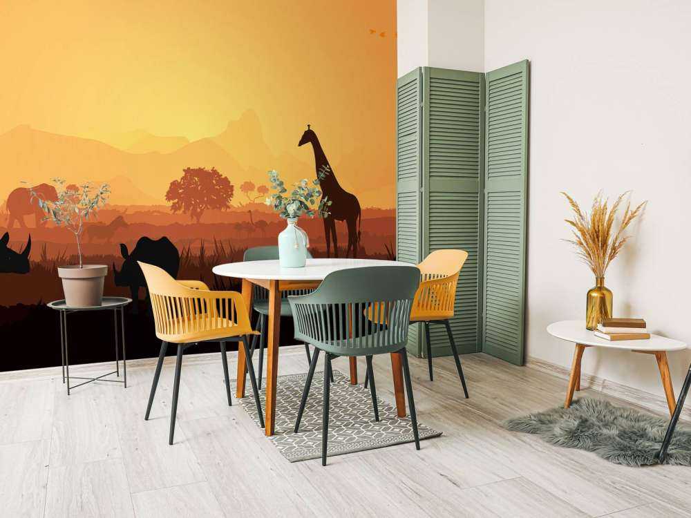 Animali selvatici nella savana