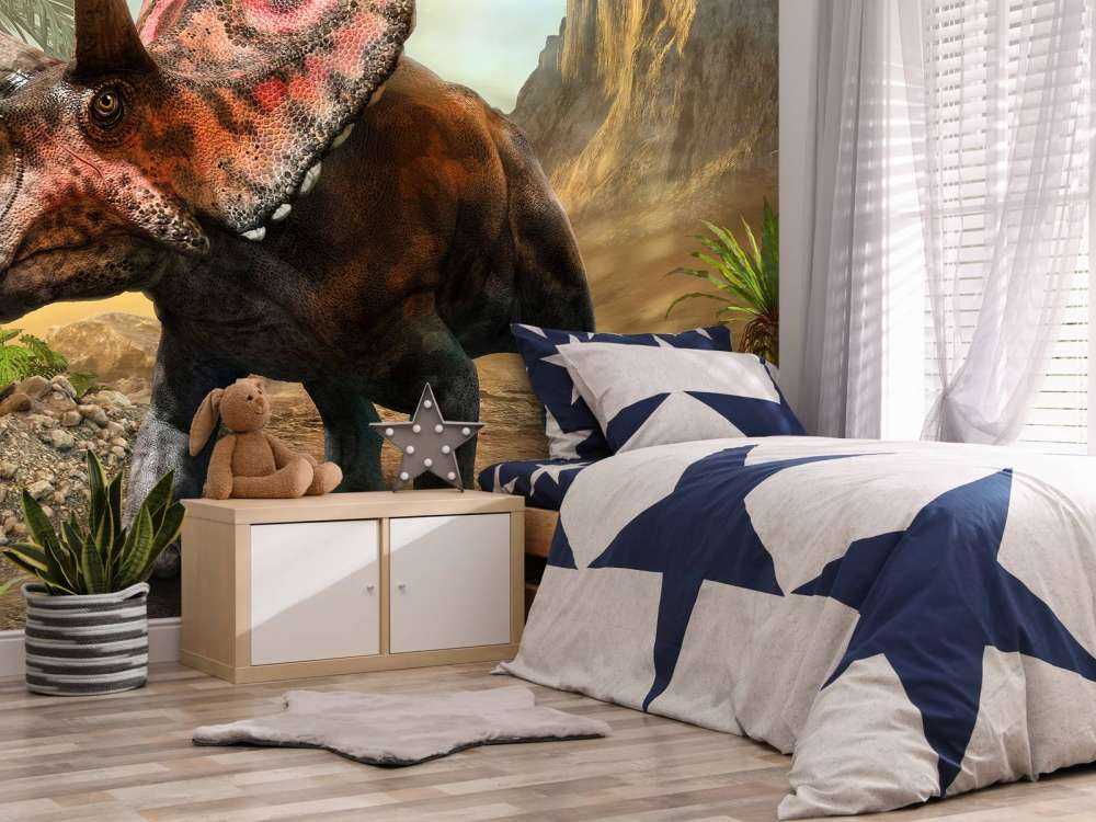 Torosaurus nella foresta