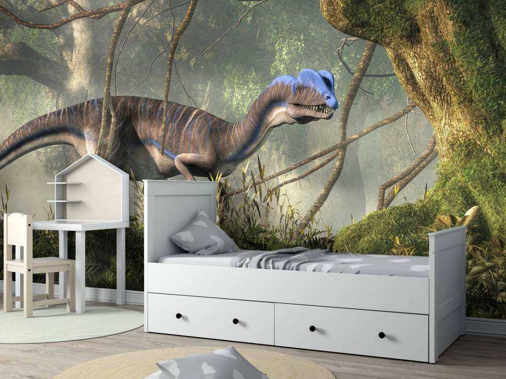 Dinosauri nella foresta