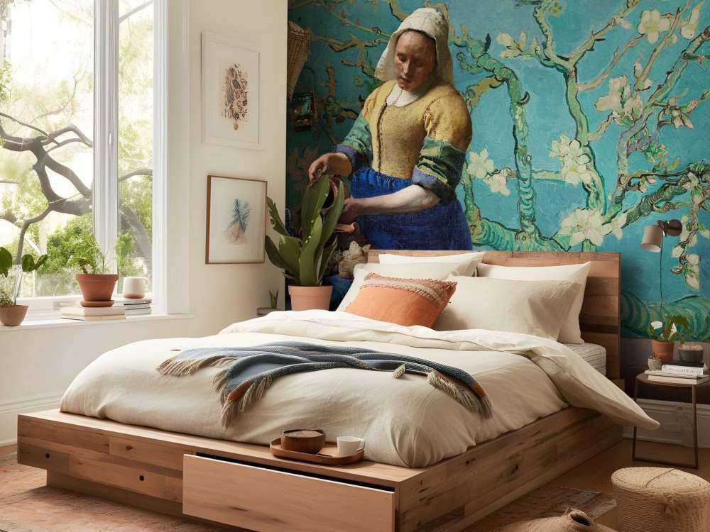 La lattaia e il mandorlo in fiore