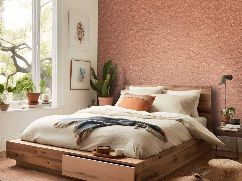 Calcestruzzo con struttura in terracotta