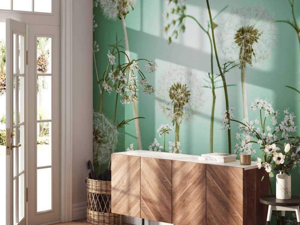 Fantasia del prato verde