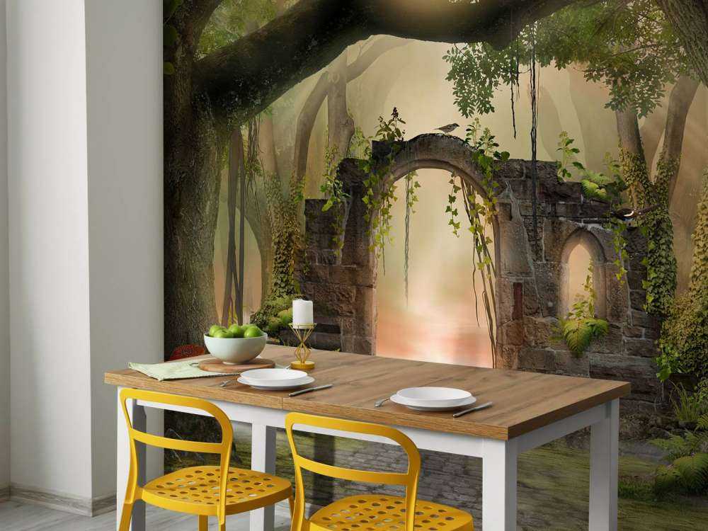 Bosco delle fiabe abbandonato