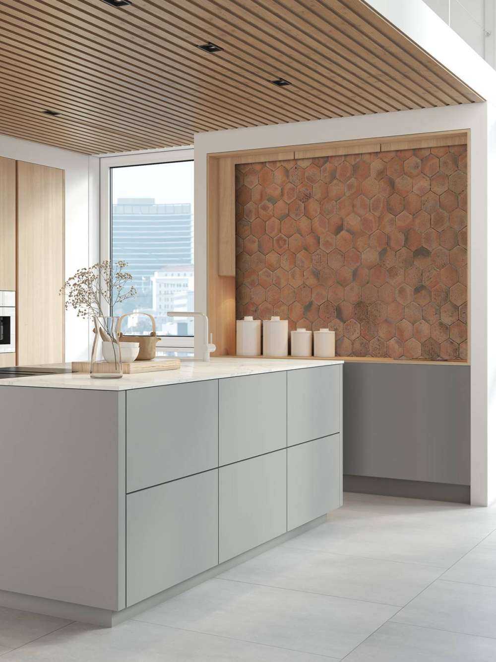 Pavimento in pietra non lucidata