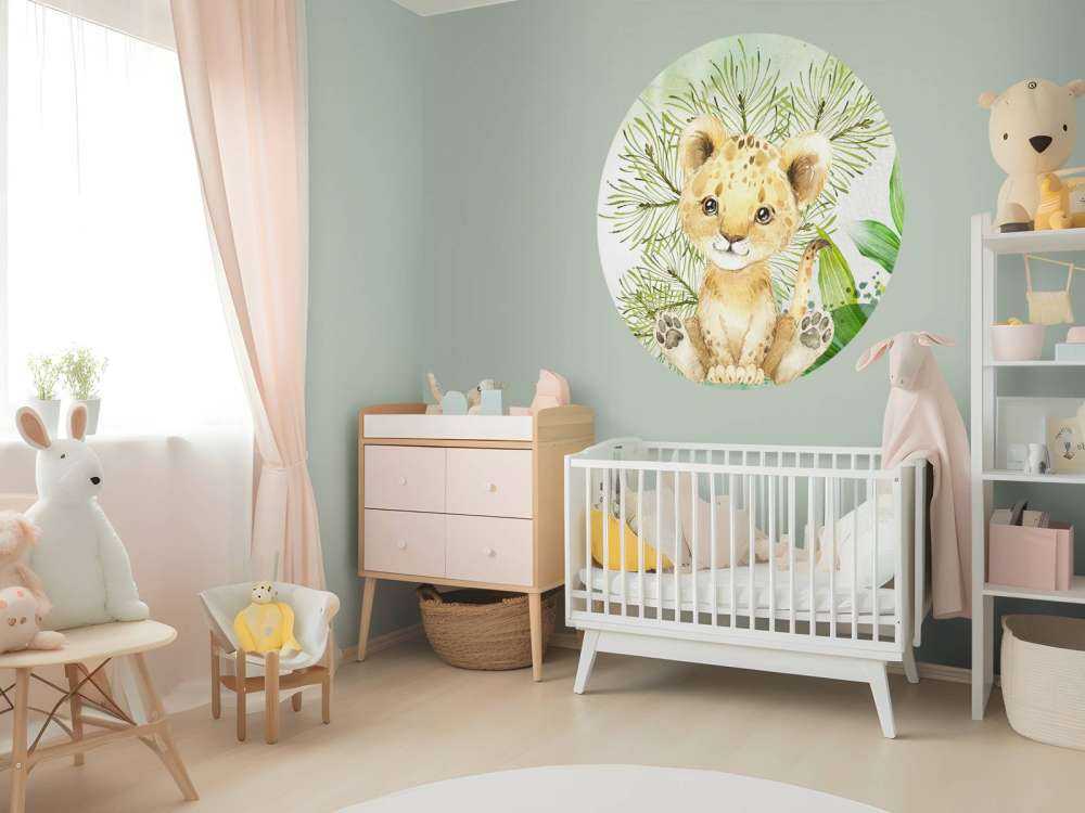 Cucciolo di leone di Savana