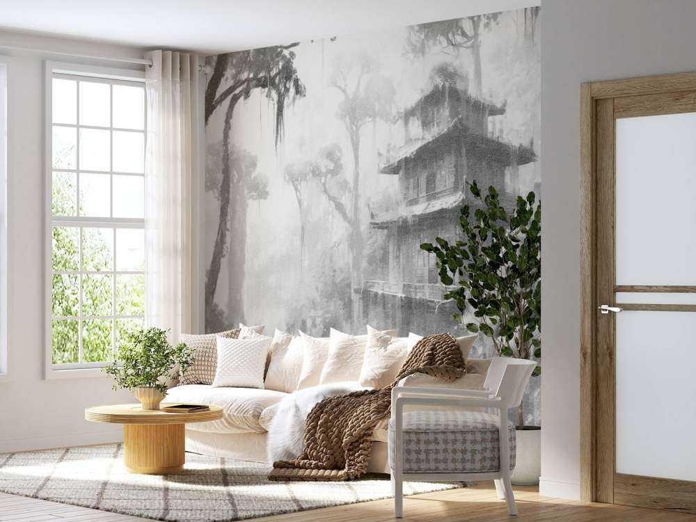 Capanna Nascosta nella Foresta Nebbiosa