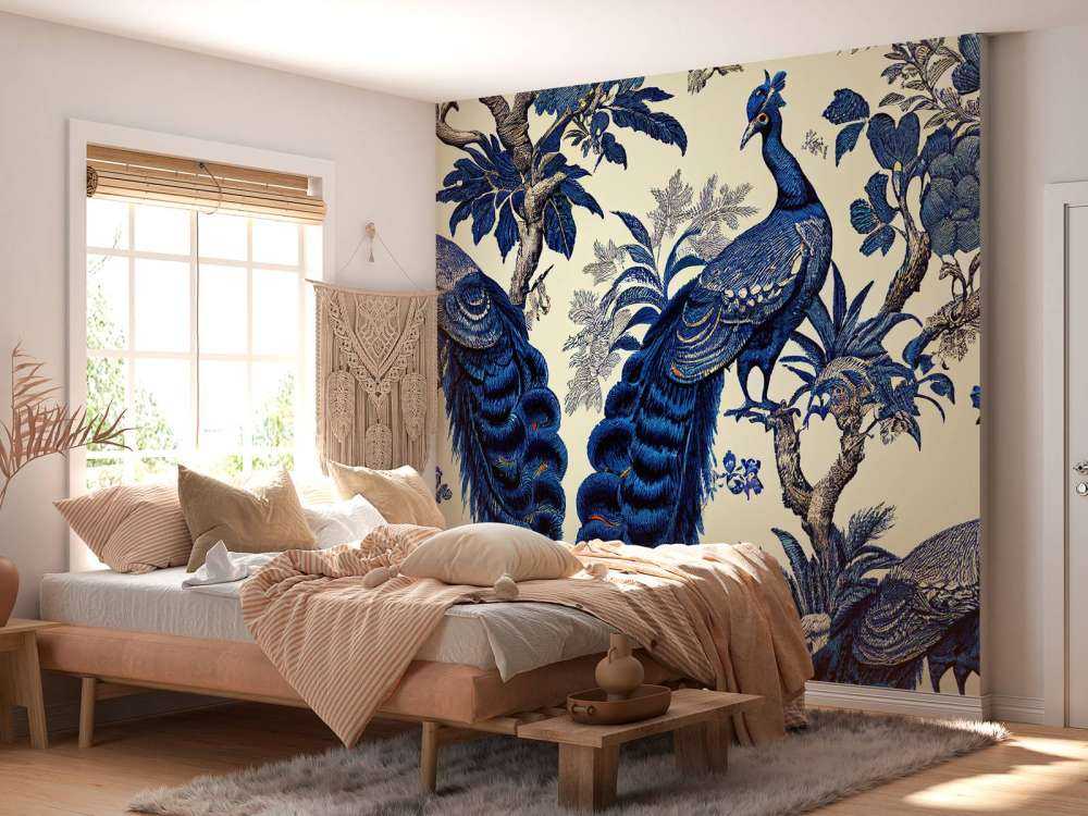 Royal Blue Peacock Splendor