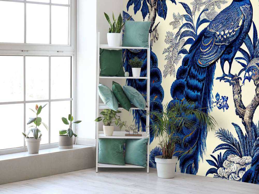 Royal Blue Peacock Splendor