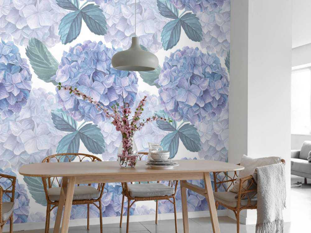 Gocce di Rugiada sulle Ortensie