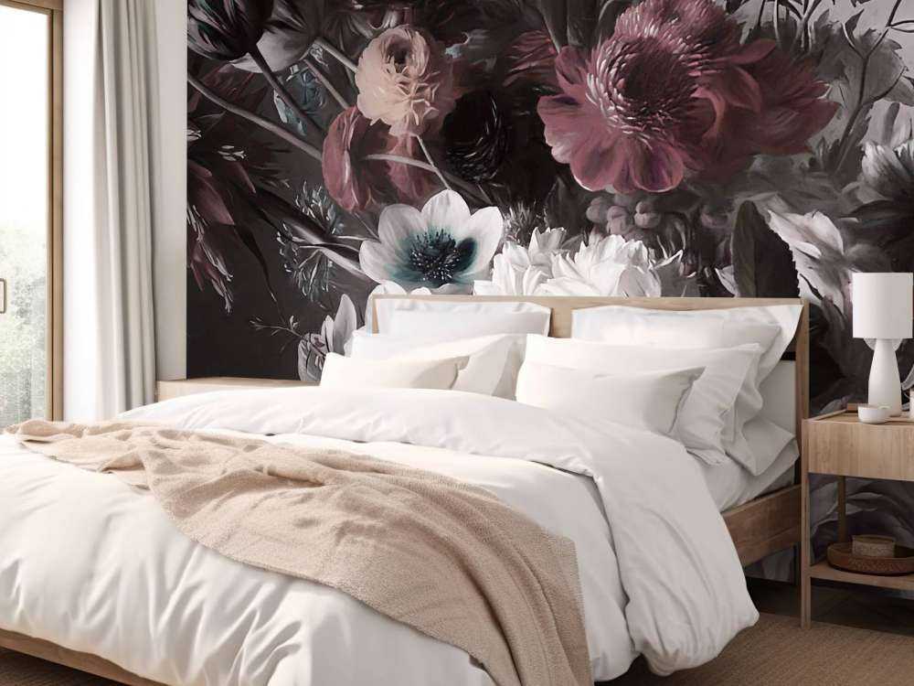 Grande bouquet con anemoni arancioni