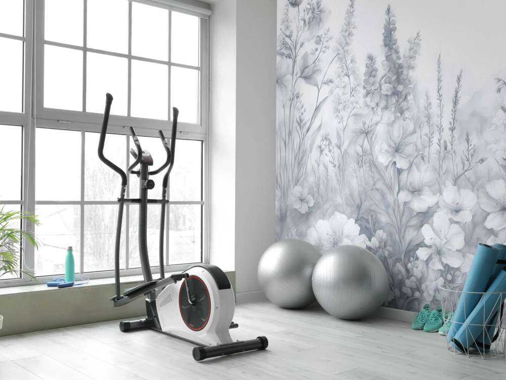 Giardino inglese tenero - blu