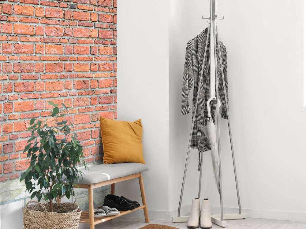 Mattoni con calcestruzzo vecchio 