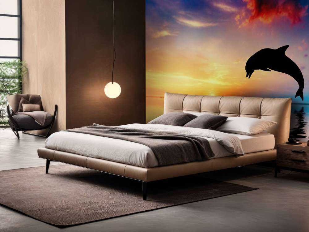 Silhouette di delfino