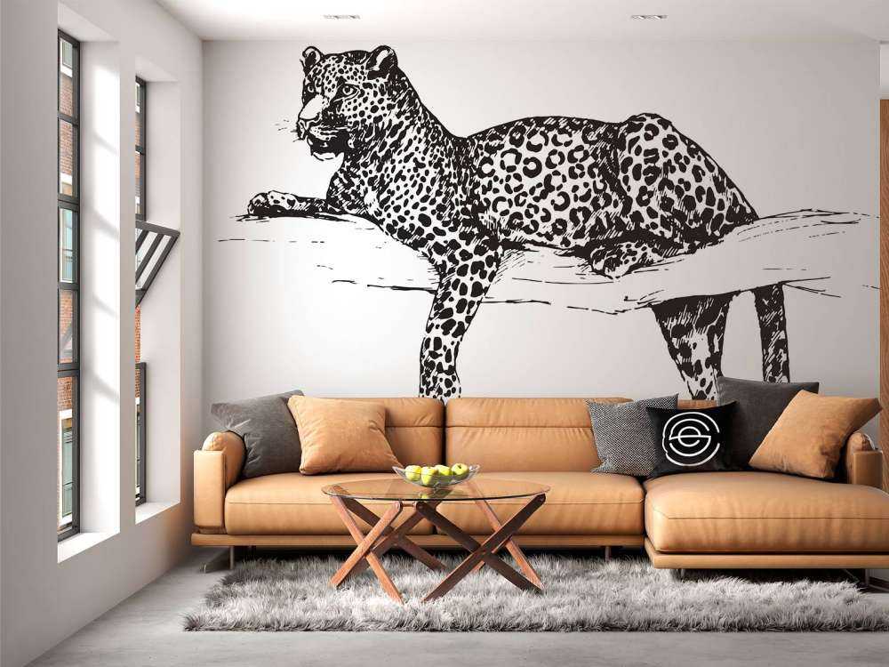 Leopardo disegnato