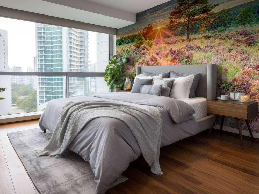 Tramonto in campagna