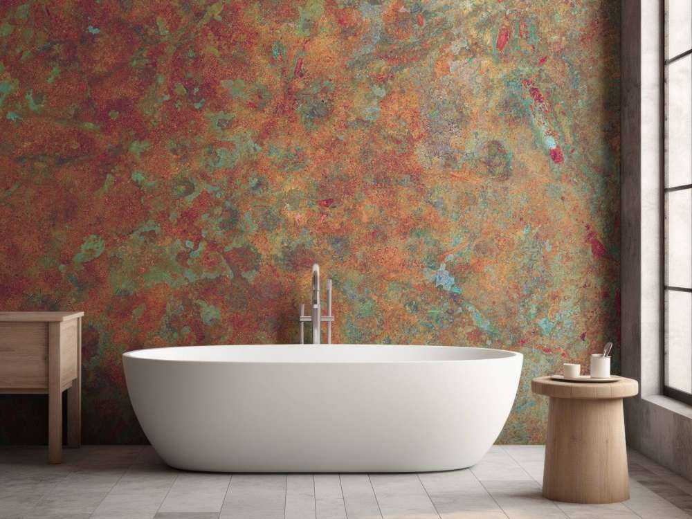 Metallo industriale ossidato