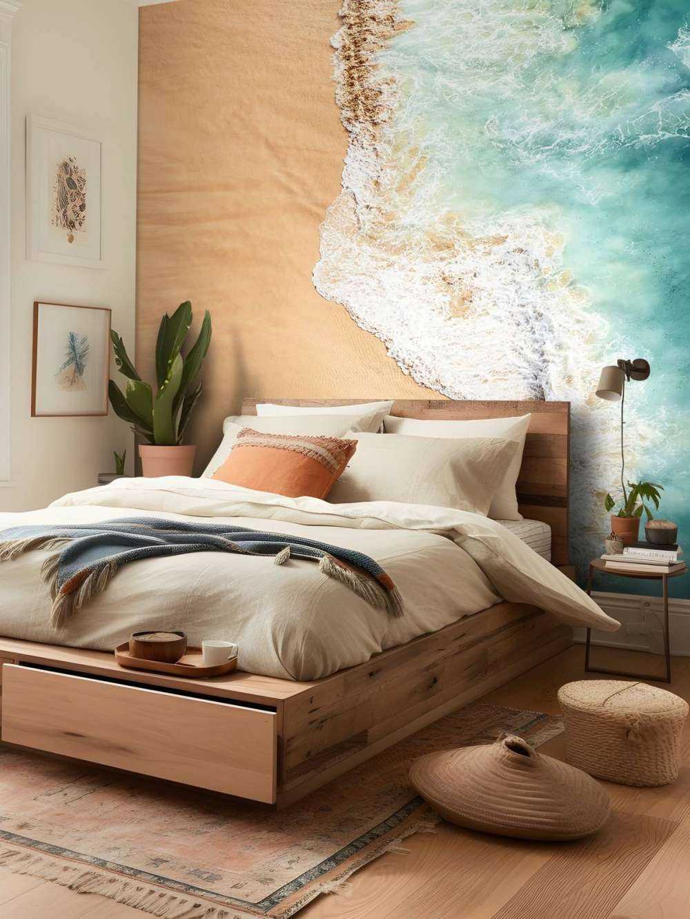 Vista aerea delle onde