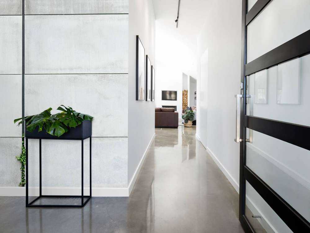 Parete di lastre di calcestruzzo 