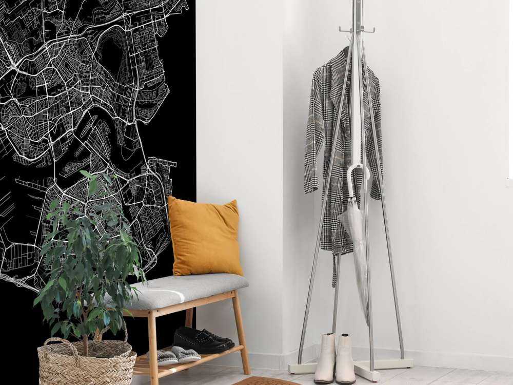 Mappa di Rotterdam, nero