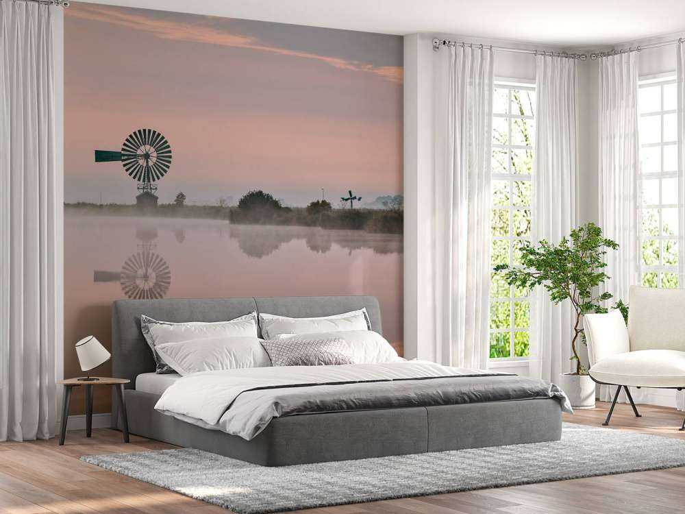 Mulino a vento in metallo