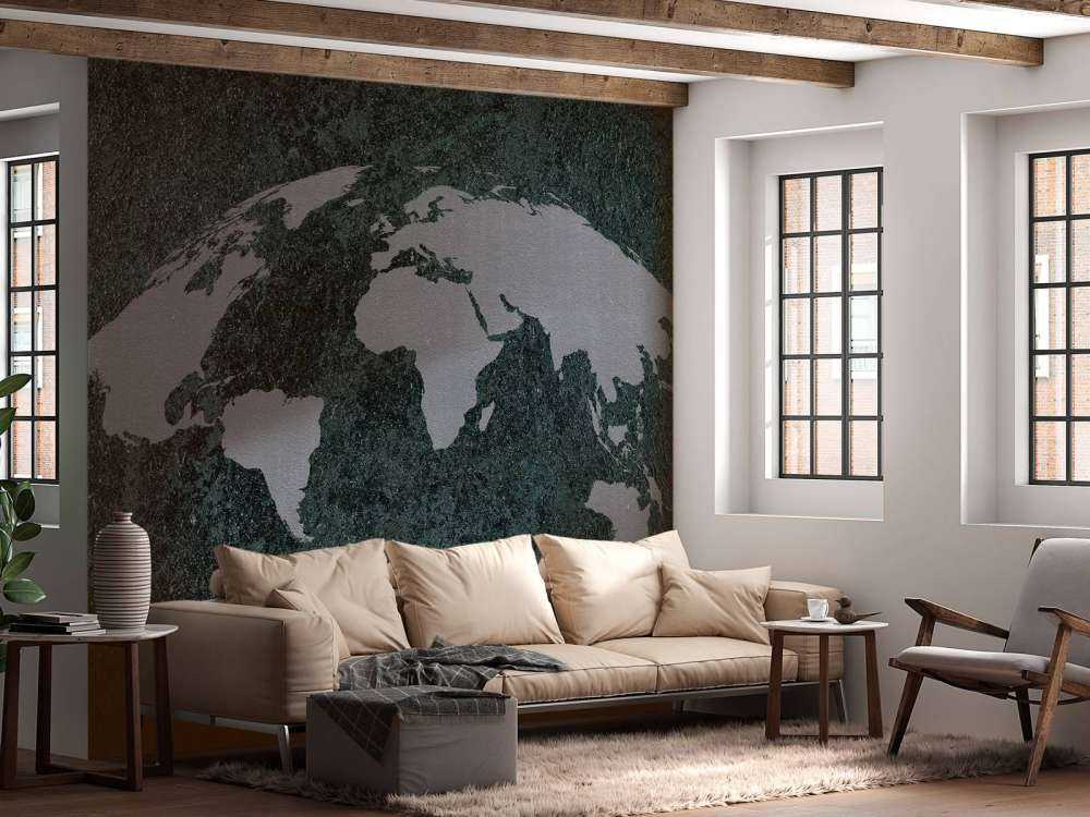 Mappa del mondo con texture