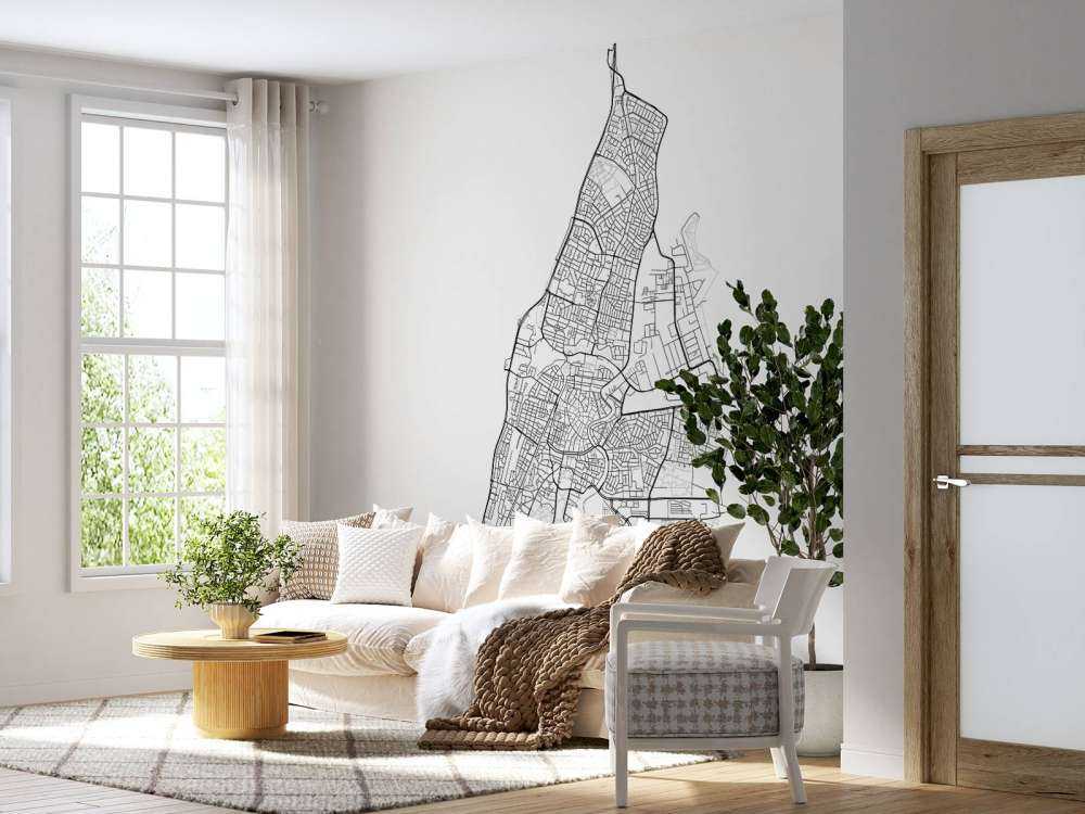 Mappa di Haarlem, bianco