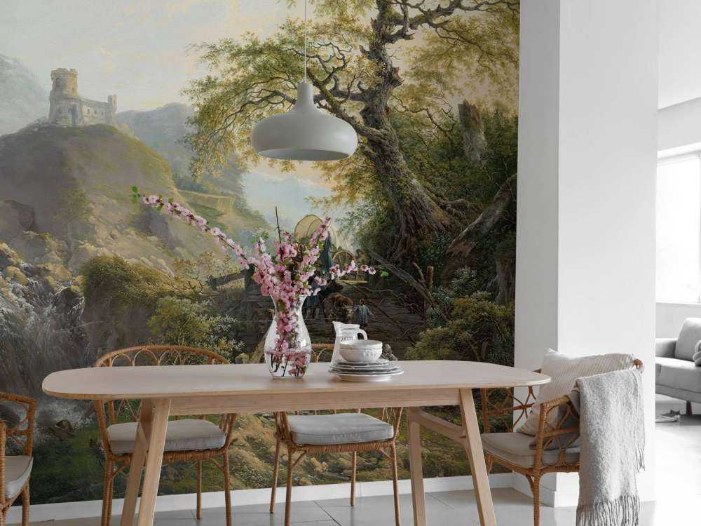 Paesaggio montano vicino a Düsseldorf