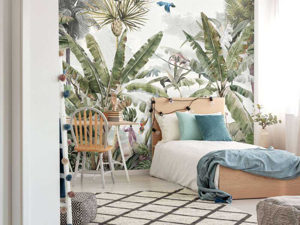 Disegno tropicale di foresta pluviale