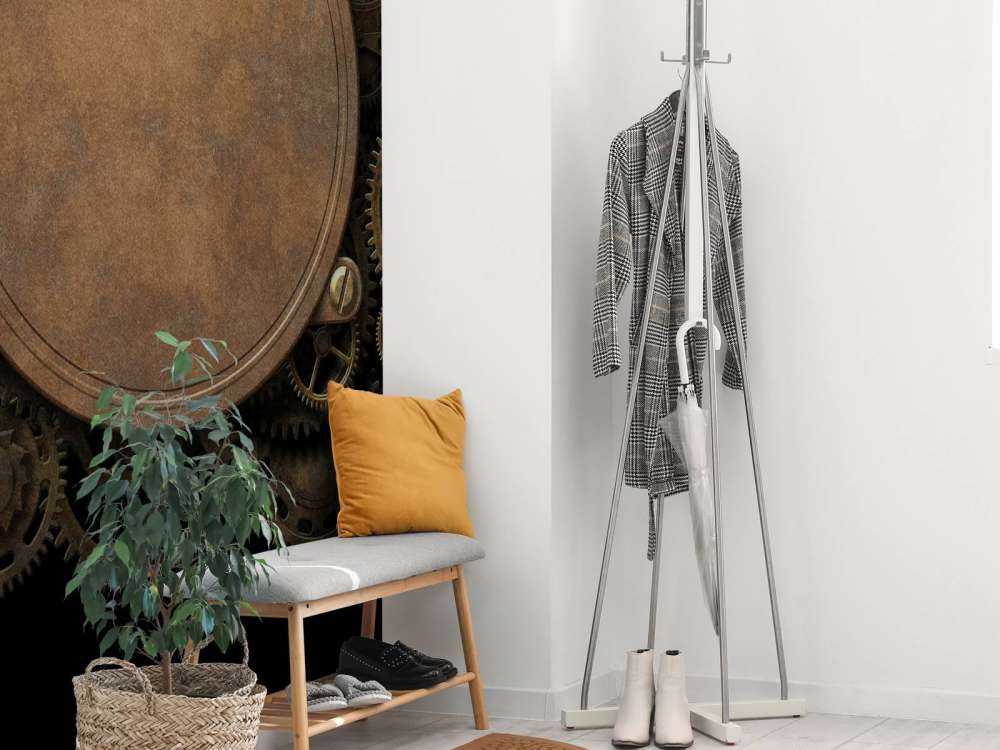 Meccanismo dell'orologio in rame