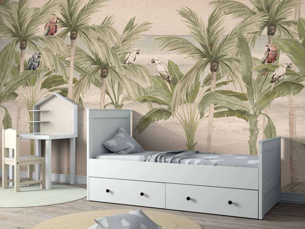 Pappagalli sulla spiaggia