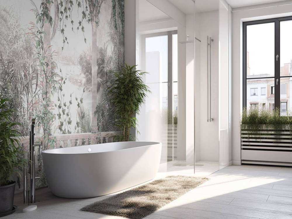 Alberi e foglie tropicali