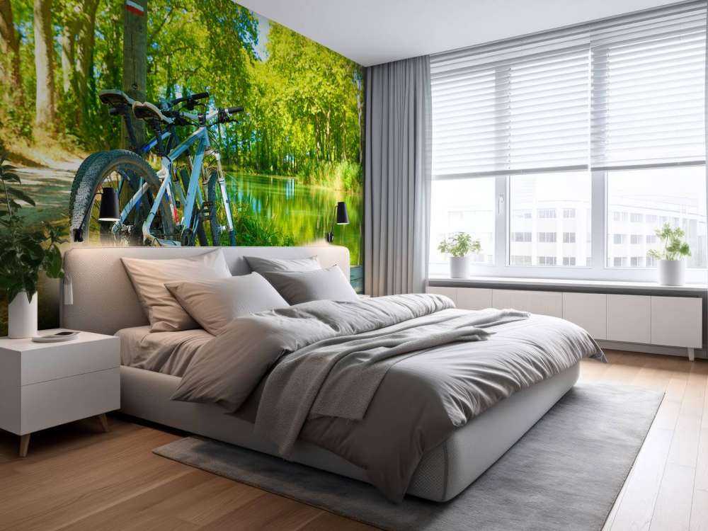 Bicicletta vicino al fiume